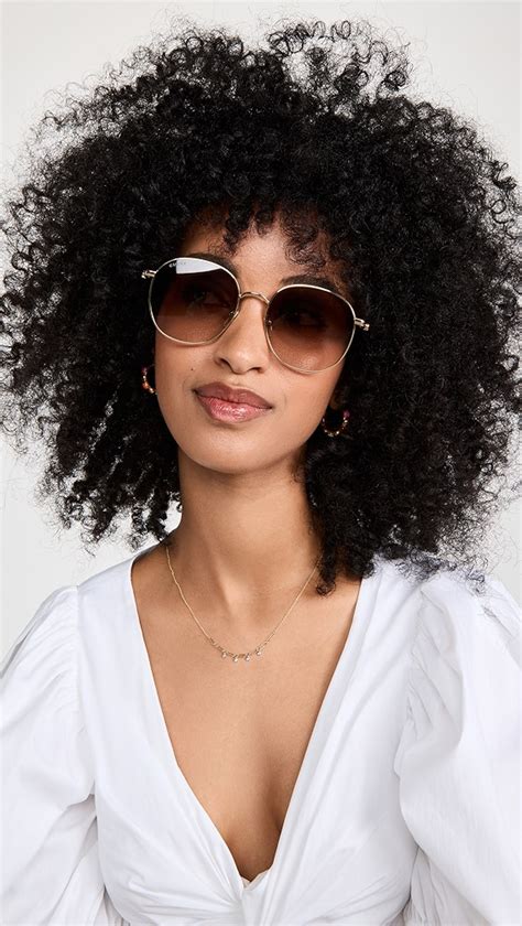 gucci mini running metal round sunglasses